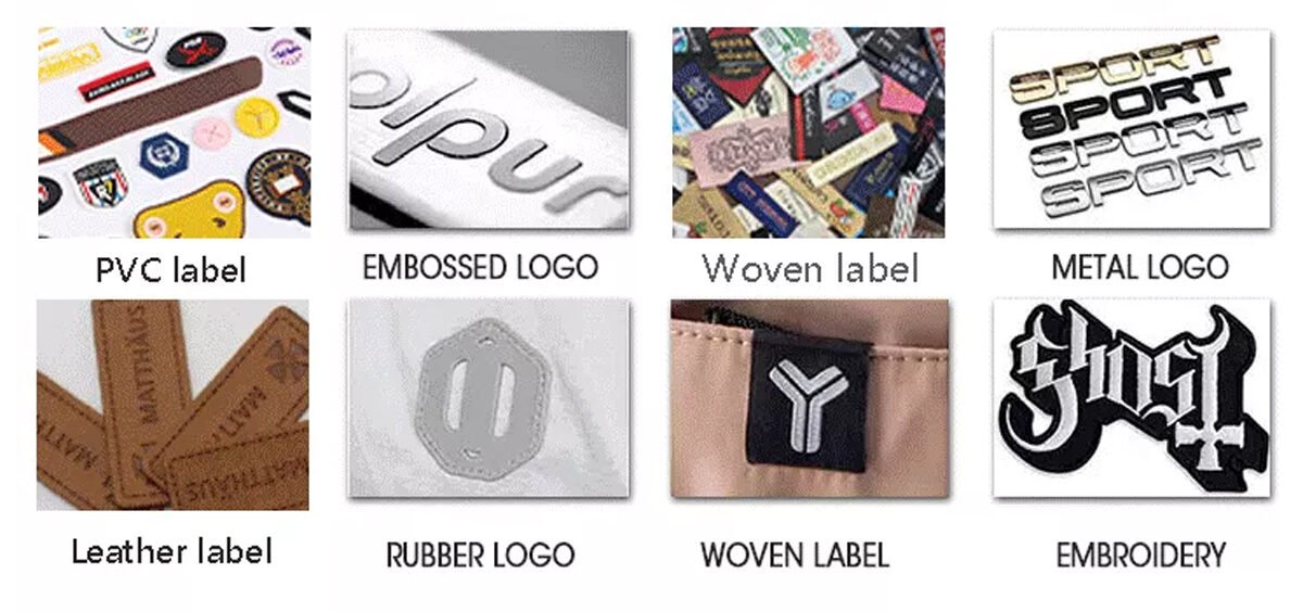 Custom logo design samples showcasing various styles and applications