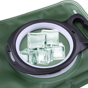 2.1 inch wide opening for easy filling